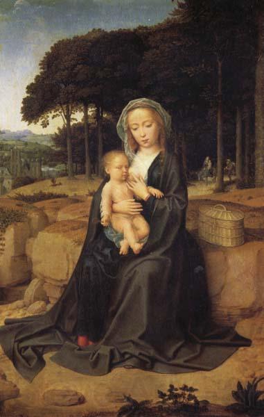 Gerard David Rest on the Flight into Egypt